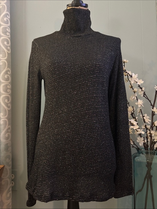 LAmade Tops - LAmade Metallic Sparkle Turtleneck